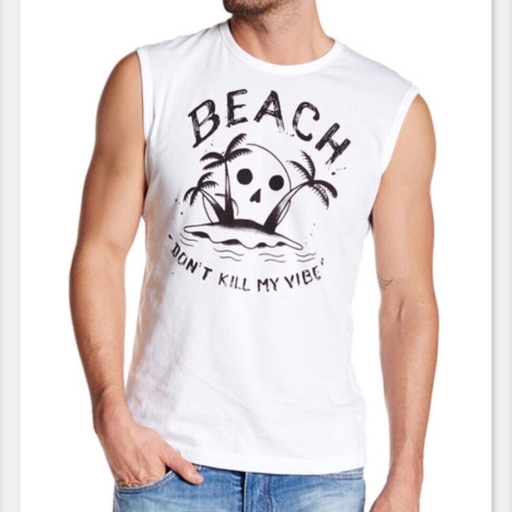 DIESEL BEACH DON´T KILL MY VIBE TANK TOP